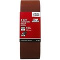 Gator Finishing Ali Industries 7011 3 x 21 in. 80 Grit Aluminum Oxide Sand Belt; 5 Pack 197343